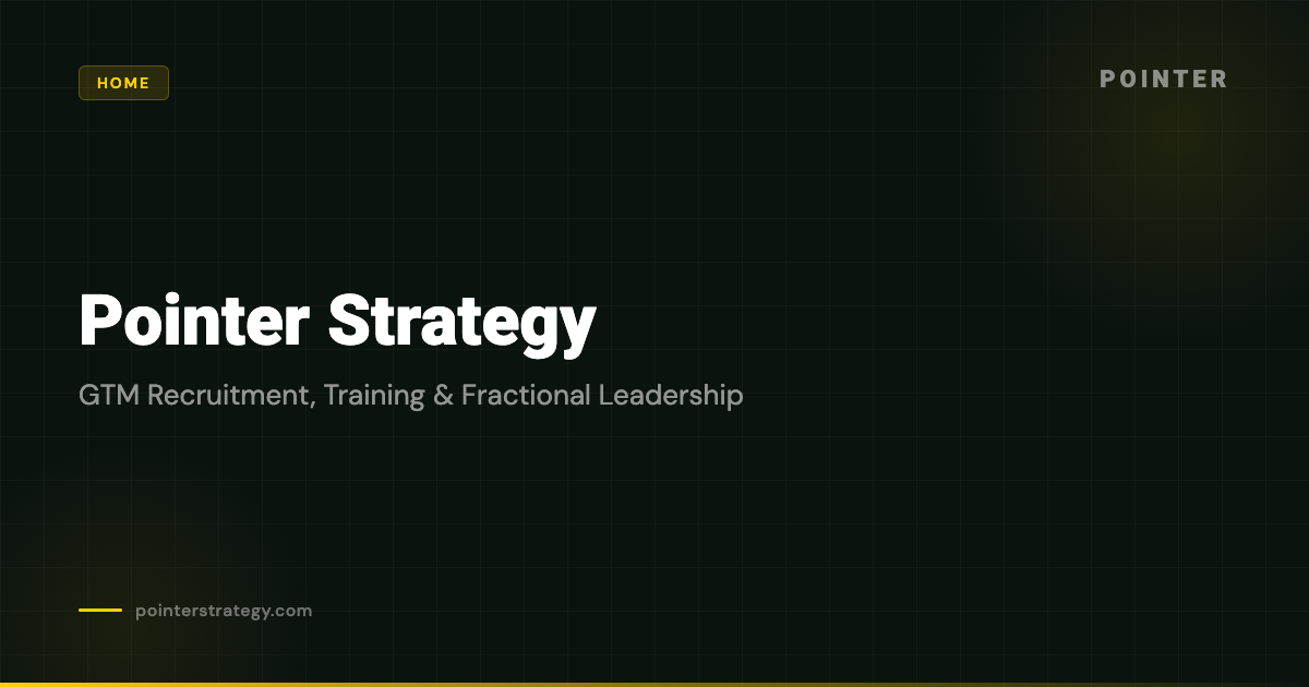 GTM Recruitment Australia | Pointer Strategy