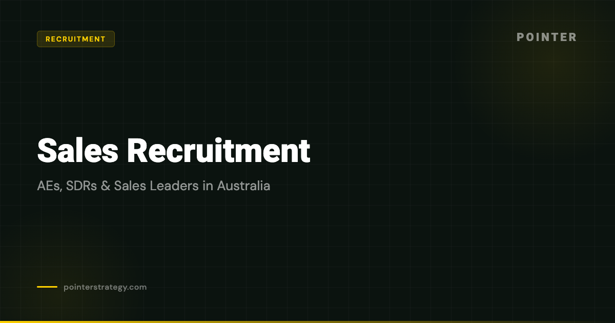 Sales Recruiters Australia: $0 Upfront, 12 Months Training | 2026